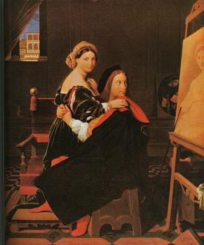 讓 奧古斯特 多米尼尅 安格爾 Raphael and the Fornarina 讓 奧古斯特 多米尼尅 安格爾 Raphael and the Fornarina